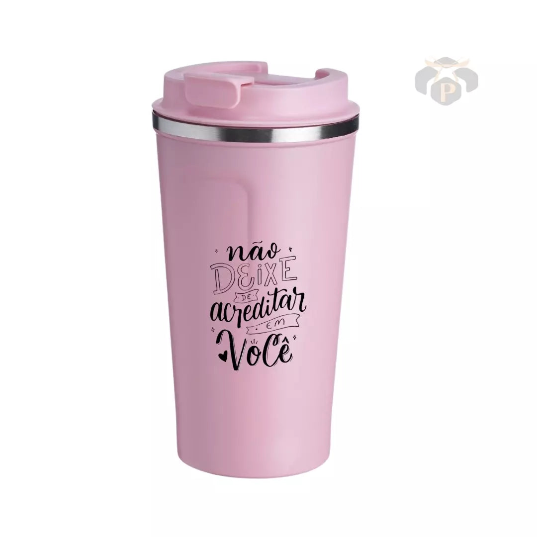 Copo Térmico Antideslizante 500ml - Personaliza