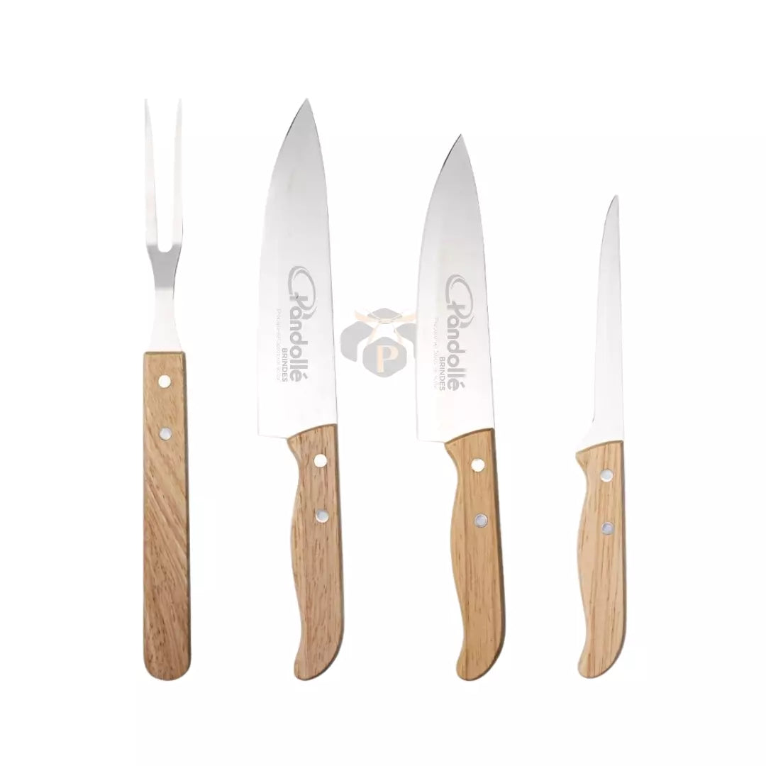 Kit Churrasco 4 Peças - Personaliza
