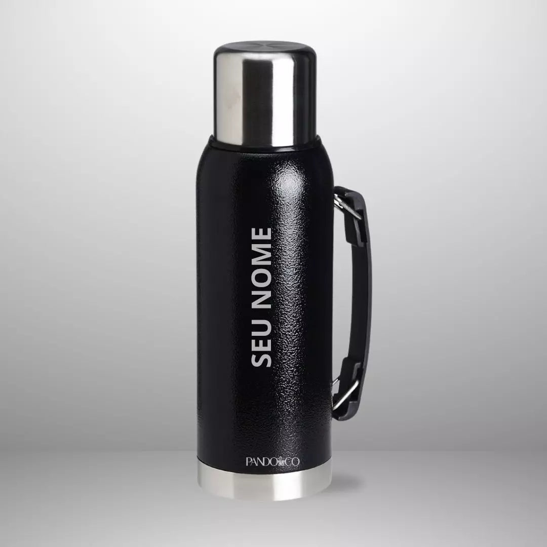 Garrafa Térmica Pando Fuel 1 litro + Ecobag Exclusiva