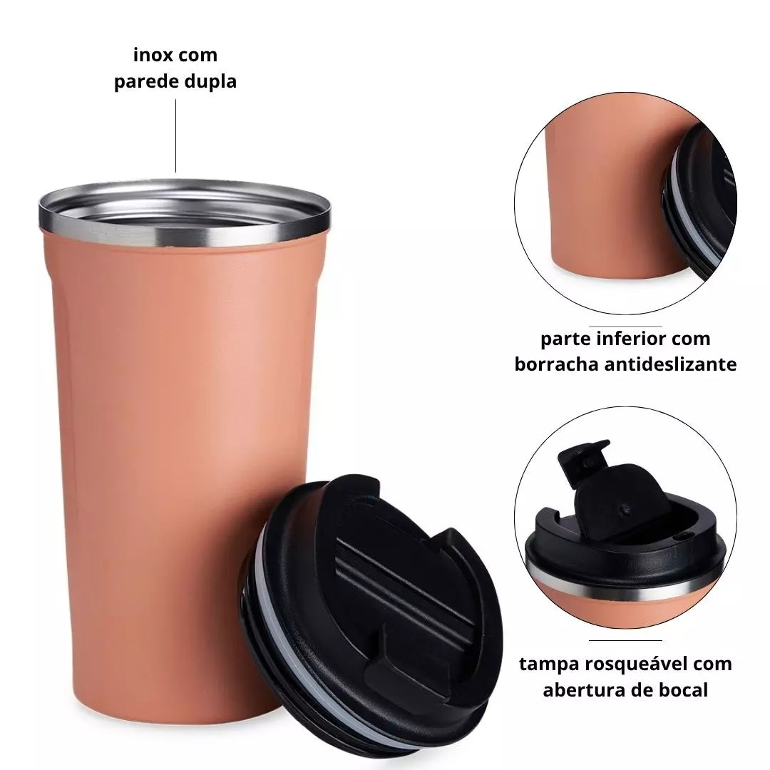 Copo Térmico Pando Nori 500 ml + Ecobag Exclusiva