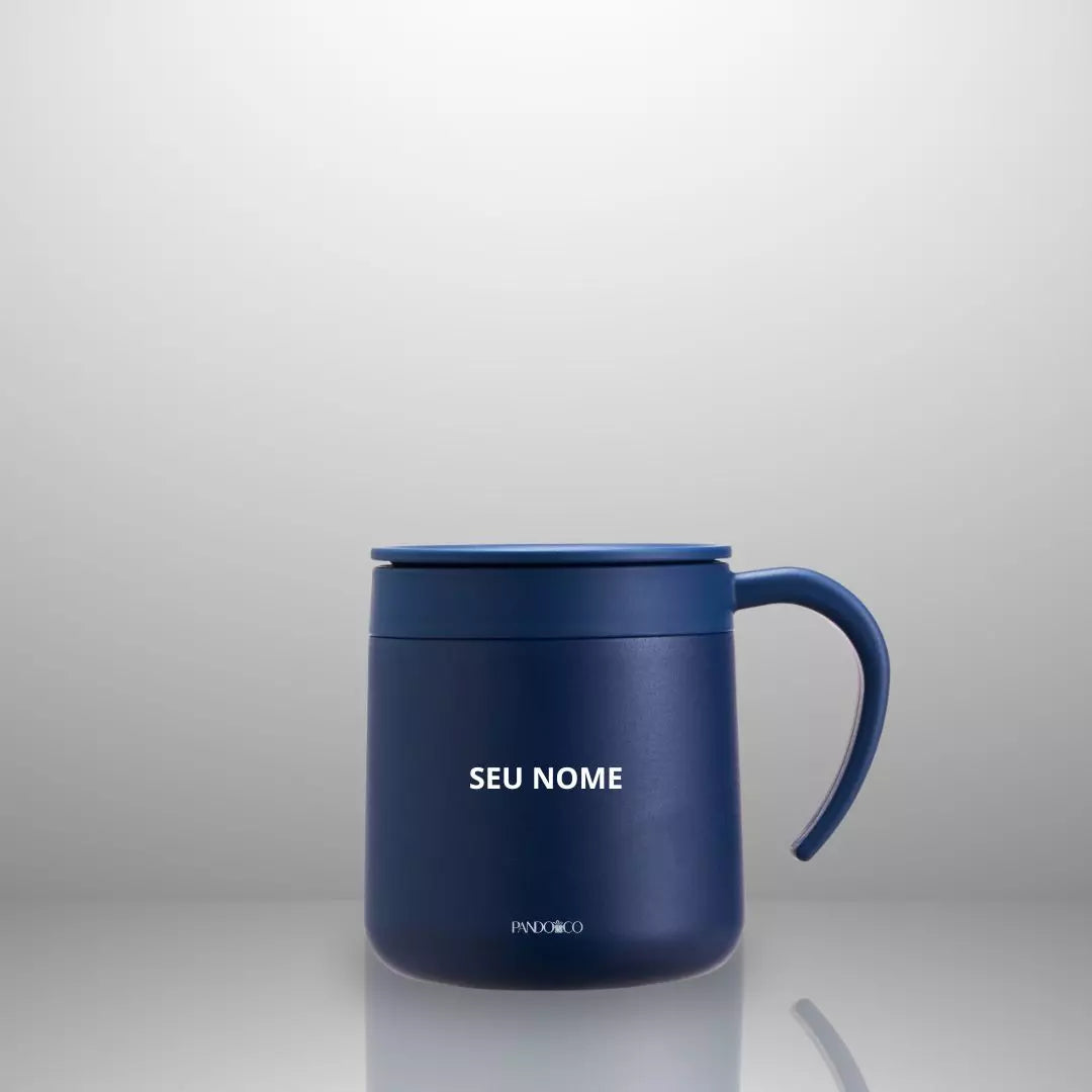 Caneca Térmica Pando Lumi + Ecobag Exclusiva