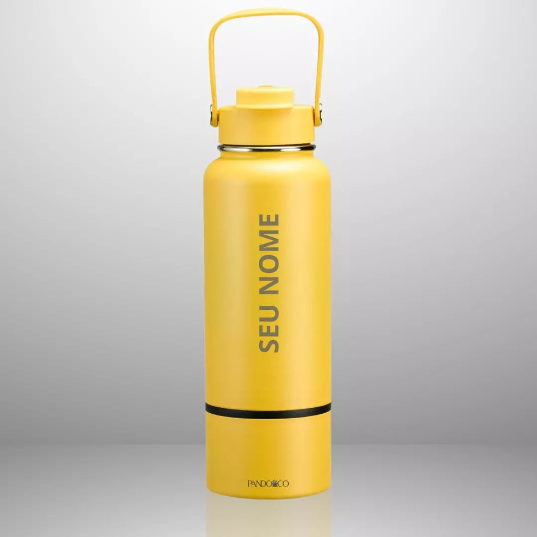 Garrafa Térmica Pando Ignes 800 ml + Ecobag Exclusiva