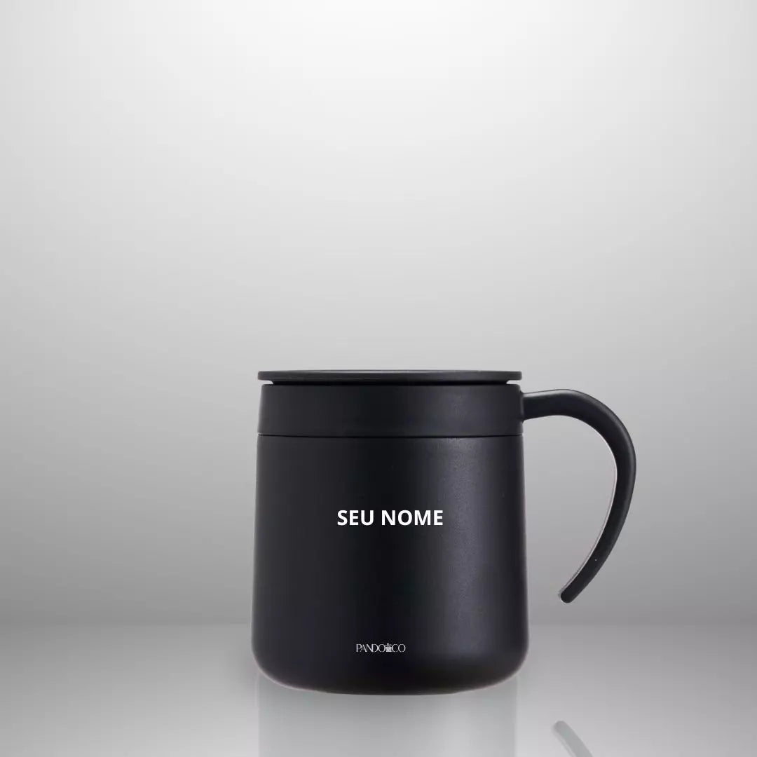 Caneca Térmica Pando Lumi + Ecobag Exclusiva