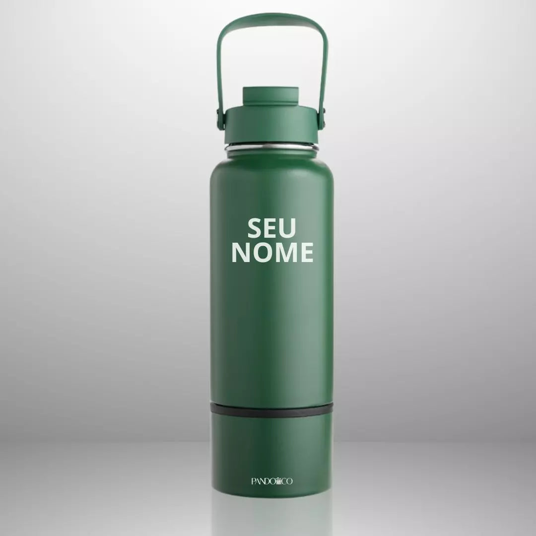 Garrafa Térmica Pando Ignes 800 ml + Ecobag Exclusiva