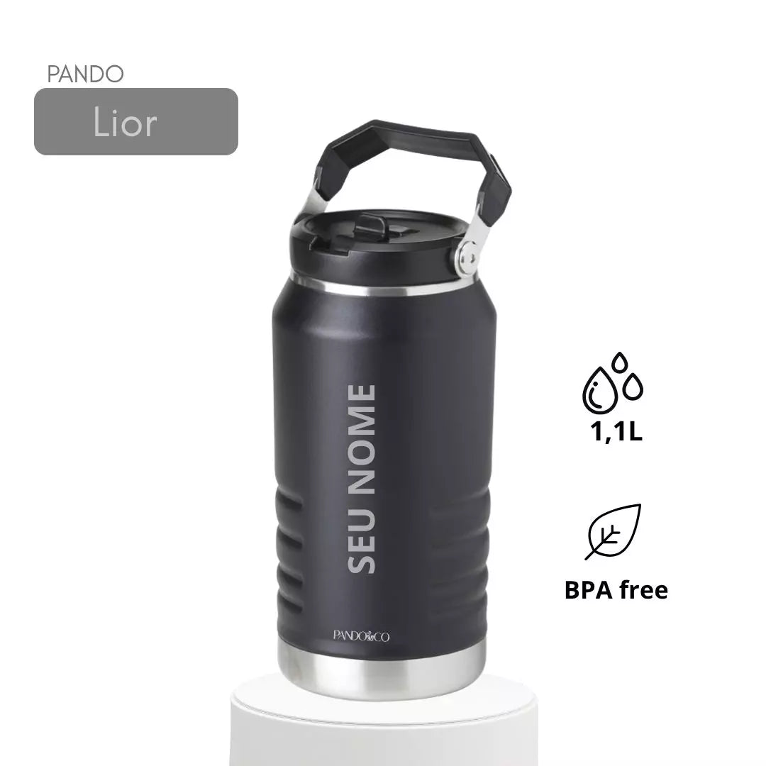 Garrafa Térmica Pando Lior 1,1 Litros + Ecobag Exclusiva