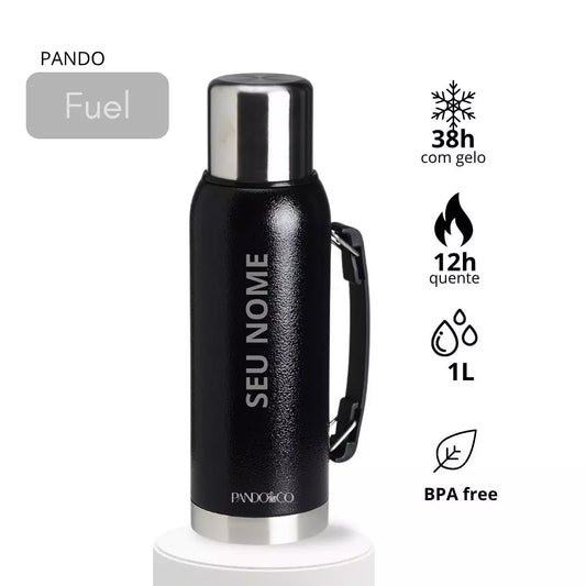 Garrafa Térmica Pando Fuel 1 litro + Ecobag Exclusiva