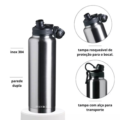 Garrafa Térmica Pando Eden 1,5 litros + Ecobag Exclusiva