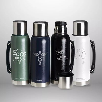 Garrafa Térmica Pando Fuel 1 litro + Ecobag Exclusiva