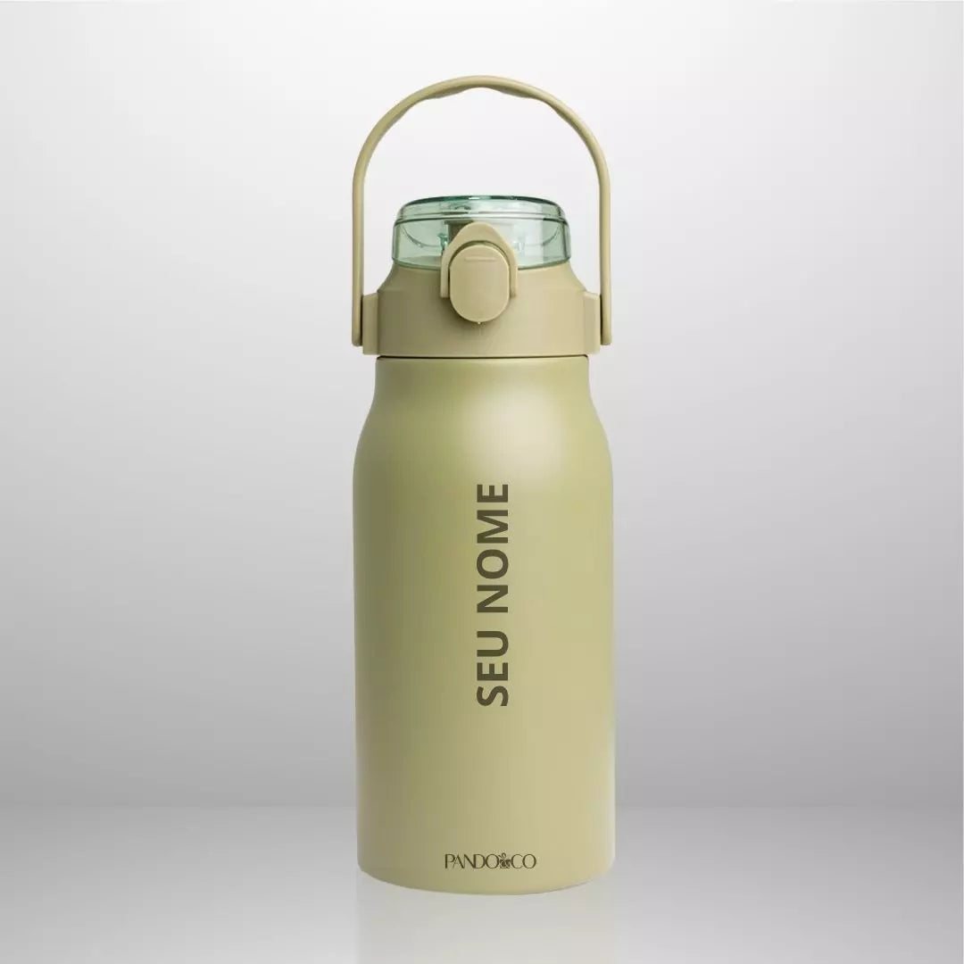 Garrafa Térmica Pando Ren 1 litro + Ecobag Exclusiva