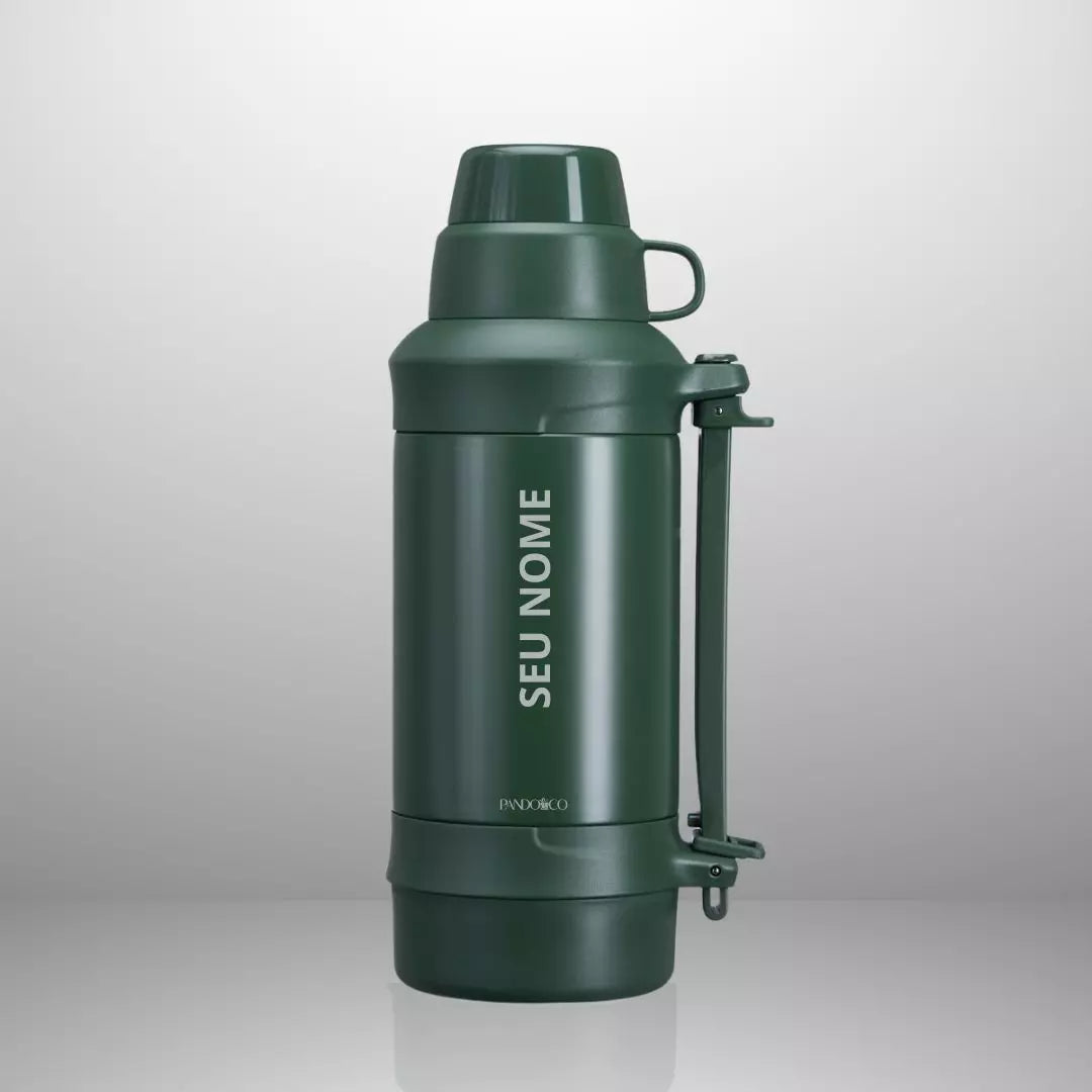 Garrafa Térmica Pando Sage 1,25 litros + Ecobag Exclusiva