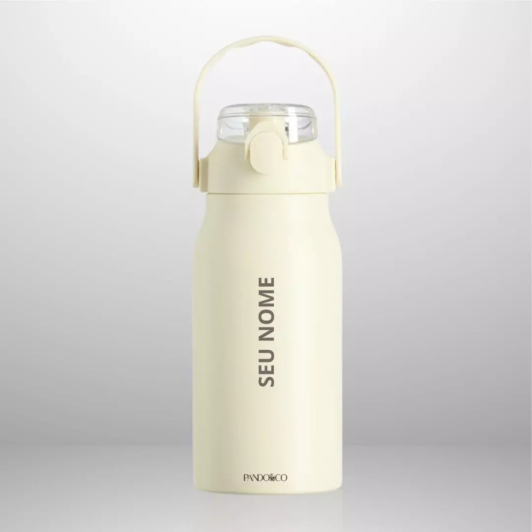 Garrafa Térmica Pando Ren 1 litro + Ecobag Exclusiva