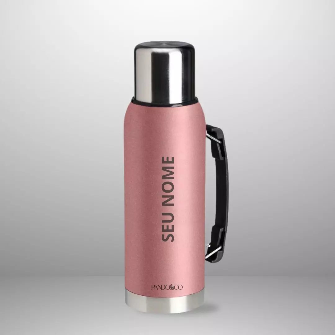 Garrafa Térmica Pando Fuel 1 litro + Ecobag Exclusiva