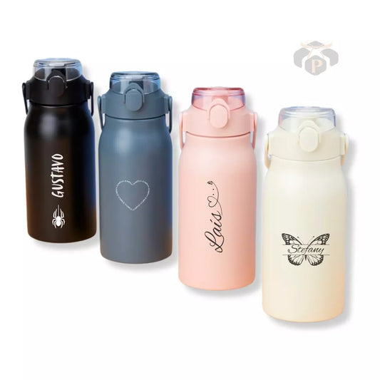 Garrafa Térmica Premium 1 Litro - Personaliza