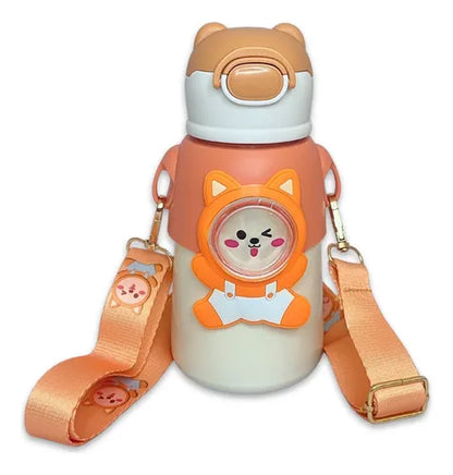 Garrafa Térmica Portátil de Bichinhos - Personalizado