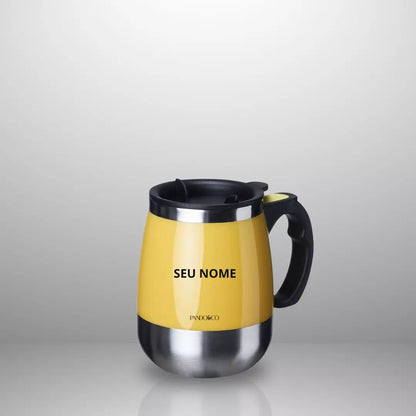 Caneca Isotérmica Pando Arlo 350 ml + Brinde Exclusivo