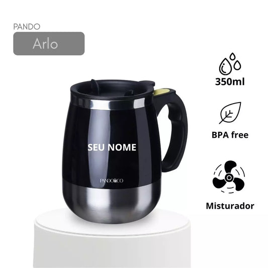 Caneca Isotérmica Pando Arlo 350 ml + Brinde Exclusivo